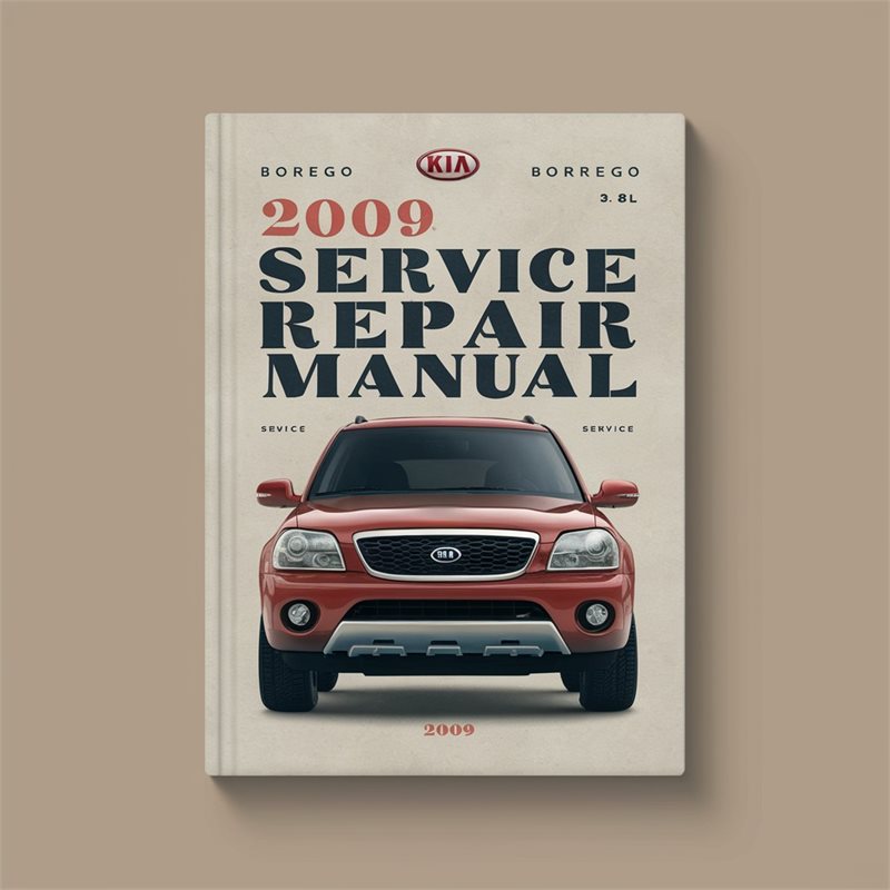 2009 Kia Borrego 3.8l Service Repair Workshop Manual PDF