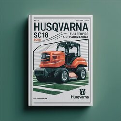 Husqvarna SC18 SOD Cutter Service Repair Workshop Manual PDF