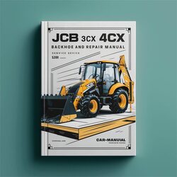 JCB 3CX 4CX Backhoe Loader Service Repair Workshop Manual PDF