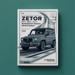 Zetor 8011 8045 12011 12045 Service Repair Workshop Manual PDF