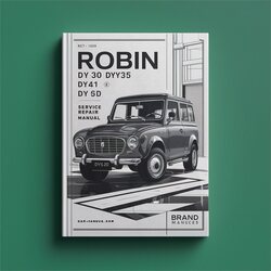 Subaru Robin DY Models DY30 DY35 DY41 DY30D Service Repair Workshop Manual PDF