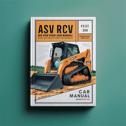 ASV RCV Skid Steer Track Loader Set Parts Operators Service Repair Workshop Manual PDF