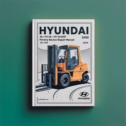 Hyundai 15D-7E 18D-7E 20DA-7E Forklift Truck Service Repair Workshop Manual PDF