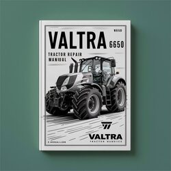 Valtra 6650 Tractor Service Repair Workshop Manual PDF