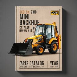 JCB Mini CX 2WD Backhoe Parts Catalog PDF