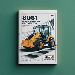 JCB 8061 Mini Crawler Excavator Service Repair Workshop Manual PDF