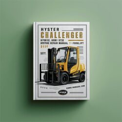 Hyster Challenger H1050EH H800E H880E H970E Forklift (D117) Service Repair Workshop Manual PDF