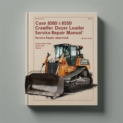Case 850D 855D Crawler Dozer Loader -improved Service Repair Workshop Manual PDF