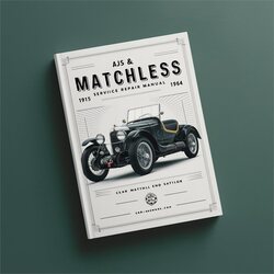 1964 Ajs Matchless Service Repair Workshop Manual PDF