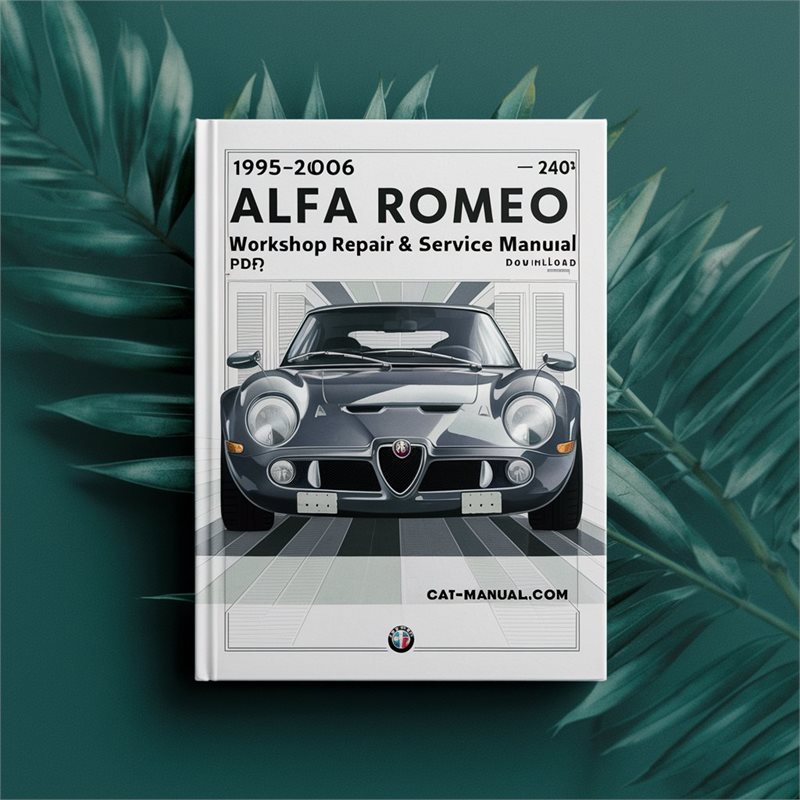 1995-2006 Alfa Romeo Spider GTV (2 440 Pages Ipad-ready) Service Repair Workshop Manual PDF
