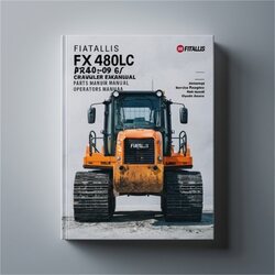 Fiatallis FX480 FX480LC Crawler Excavator Set Parts Operators Catalog PDF