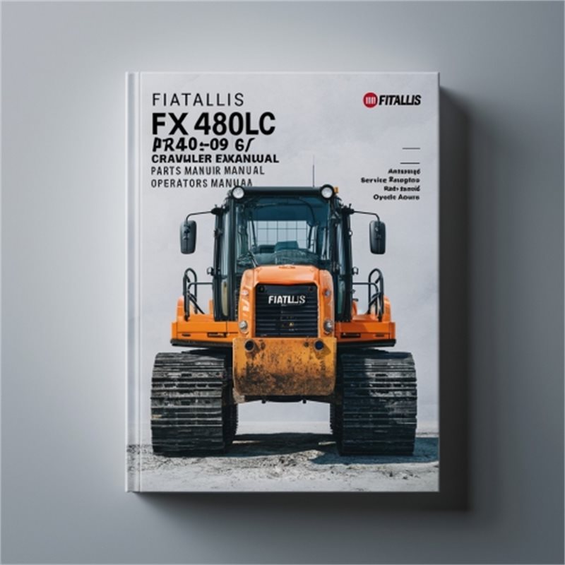 Fiatallis FX480 FX480LC Crawler Excavator Set Parts Operators Catalog PDF