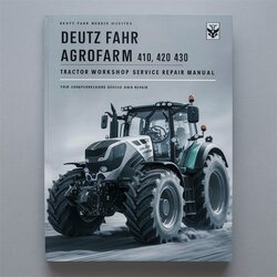 Deutz Fahr Agrofarm 410 420 430 Tractor Service Repair Workshop Manual PDF