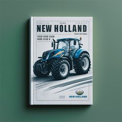New Holland 3230 3430 3930 4630 5030 Tractor Less CAB Operators Operator's Manual PDF