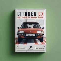 1979 Citroen CX Service Repair Workshop Manual PDF