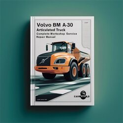 Volvo BM A30 Articulated Dump Truck Service Repair Workshop Manual PDF