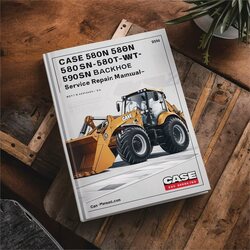 Case 580N 580SN 580SN-WT 590SN Tractor Loader Backhoe -improved Service Repair Workshop Manual PDF