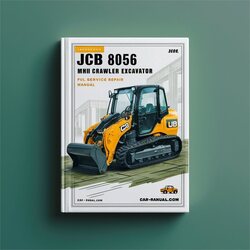 JCB 8056 Mini Crawler Excavator Service Repair Workshop Manual PDF