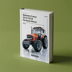 Mahindra Tractor 3510 3510HST Flat Service Repair Workshop Manual PDF