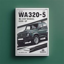 WA320-5 WA 320-5 Shop 60001 Up Service Repair Workshop Manual PDF