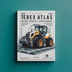 Terex Atlas 1704 1804 Excavator Service Repair Workshop Manual PDF