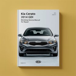 2014 Kia Cerato 2.0l GDI Service Repair Workshop Manual PDF