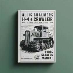 Allis Chalmers H-4 HD-4 Crawler Tractors Parts Catalog PDF