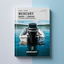1965-1989 Mercury 90HP-300HP 2-stroke Outboard Service Repair Workshop Manual PDF