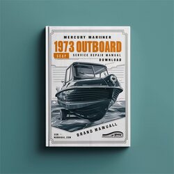1973 Mercury Mariner 7.5hp Outboard Service Repair Workshop Manual PDF