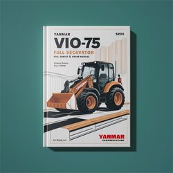 Yanmar VIO75 VIO-75 Excavator Service Repair Workshop Manual PDF