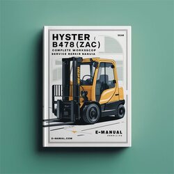 Hyster B478 (C60ZAC) Forklift Service Repair Workshop Manual PDF
