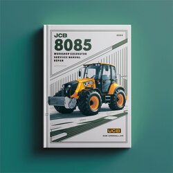JCB 8085 Midi Excavator Service Repair Workshop Manual PDF