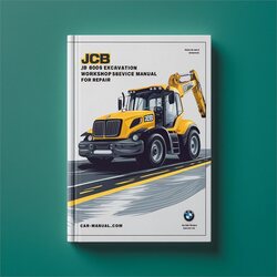 JCB 8008 Excavator Service Repair Workshop Manual PDF