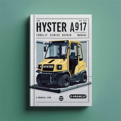 Hyster A917 (h40.00xm-12 Europe) Forklif Service Repair Workshop Manual PDF