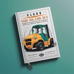 Clark 55-30 C500 355 Forklift Service Repair Workshop Manual PDF