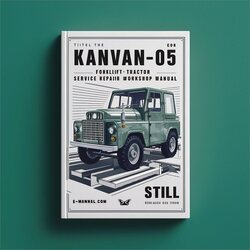 Still Kanvan-05 Forklift Towign Tractor Service Repair Workshop Manual PDF