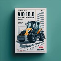 Yanmar Vio 10.0 (EP) Excavator Operation Service Repair Workshop Manual PDF