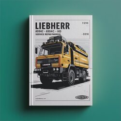 Liebherr A934C A944C-HD A954C-HD Service Repair Workshop Manual PDF