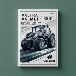 Valtra Valmet 6800 Tractor Service Repair Workshop Manual PDF