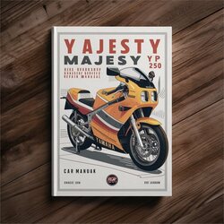 Yamaha YP250 Majesty YP-250 Bike Service Repair Workshop Manual PDF