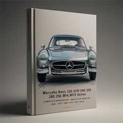 1968-1972 Mercedes W114 Benz 220 230 240 250 280 300 W115 Series Service Repair Workshop Manual PDF