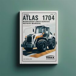 Terex Atlas 1704 Excavator Service Repair Workshop Manual PDF