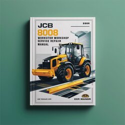 JCB 8008 Excavator Service Repair Workshop Manual PDF