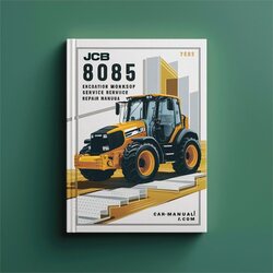 JCB 8085 Excavator Service Repair Workshop Manual PDF