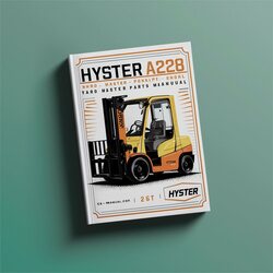 Hyster A228 (hr45-ec Hr48-ec) Yard Master Forklift Parts Catalog PDF