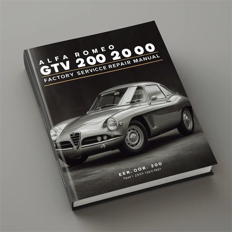 2000 Alfa Romeo GTV Service Repair Workshop Manual PDF