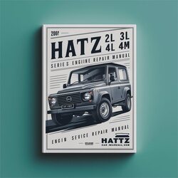 Hatz 2L 3L 4L 2M 3M 4M Series Engine Service Repair Workshop Manual PDF