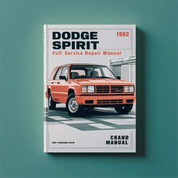 1992 Dodge Spirit Service Repair Workshop Manual PDF