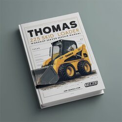 Thomas 225 Skid Steer Loader Service Repair Workshop Manual PDF