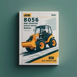 JCB 8056 Mini Crawler Excavator Service Repair Workshop Manual PDF